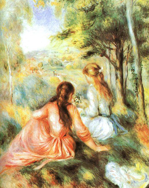 Pierre Renoir In the Meadow